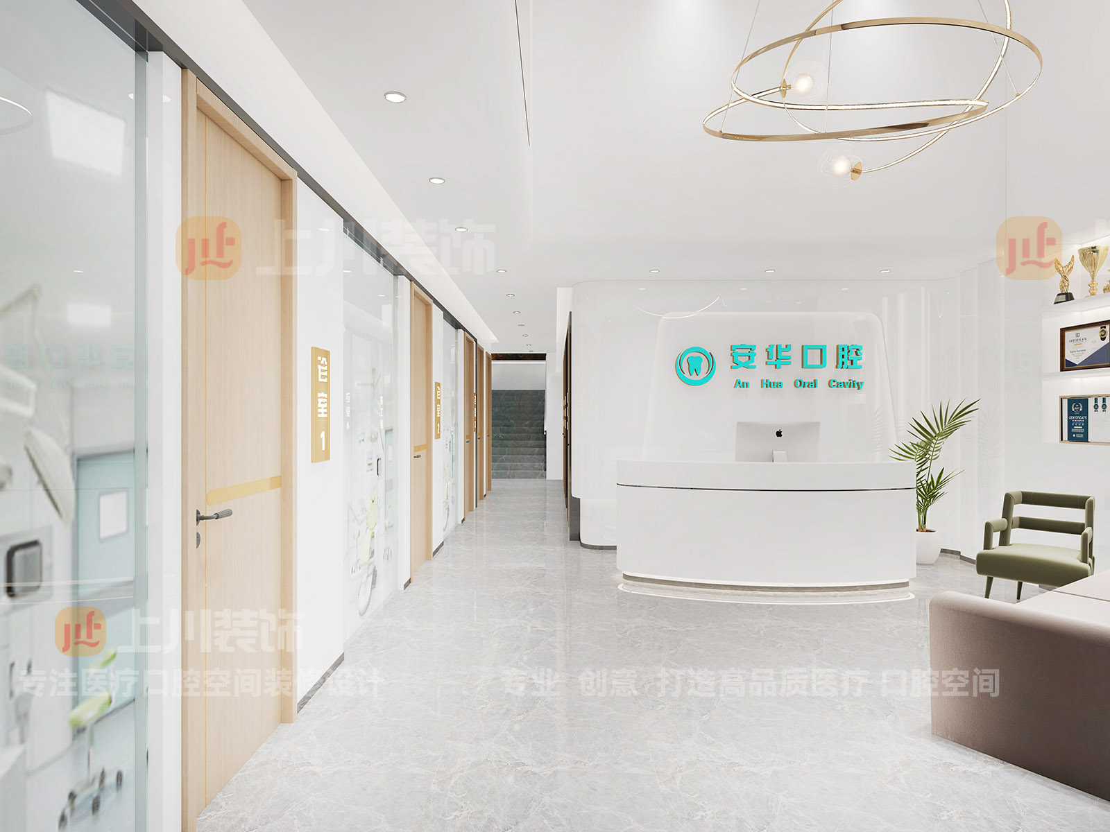 南海口腔门诊装修设计-口腔案例-口腔门诊装修,牙科诊所设计,口腔医院